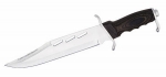 Herbertz Outlaw Knife, rostfreie Beschl�ge, Pakkaholz, Lederscheide