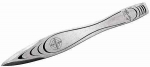 Herbertz Wurfmesser, rostfrei, 30 cm, Lederscheide