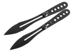 Herbertz Wurfmesser-Set, 2-teilig, Stahl 420, Nylonscheide