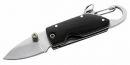 Herbertz-Mini-Einhandmesser, AISI 420 Stahl, Tagayasanholz, integrierter Karabinerhaken
