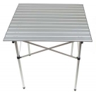 Aluminium Alu Campingtisch Rolltisch 70x70cm