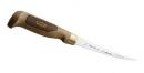 Marttiini Filetiermesser Classic Superflex, Klinge 10 cm, Birkenholz, Lederscheide