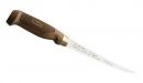 Marttiini Filetiermesser Classic Superflex, Klinge 15 cm, Birkenholz, Lederscheide