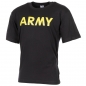 Mobile Preview: T-Shirt, bedruckt, "Army", schwarz