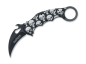 Preview: Fox Knives FX 599 Karambit The Skulls N690 Aluminum