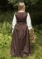 Preview: Ärmelloses Mittelalterkleid, Trägerkleid Lene, braun