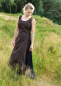 Preview: Ärmelloses Überkleid Jarle, Trägerkleid, braun/schwarz
