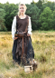 Preview: Ärmelloses Überkleid Jarle, Trägerkleid, braun/schwarz