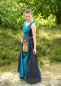 Preview: Ärmelloses Überkleid Jarle, Trägerkleid, petrol/dunkelblau