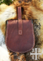 Preview: Birka Tasche, Wikinger-Gürteltasche aus Leder