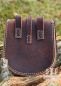 Preview: Tarsoly Tasche, Wikinger-Gürteltasche aus Leder