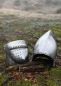 Preview: Mittelalterliche Hundsgugel, Schloss Churburg, Spätes 14. Jh. 1,6 mm Stahl