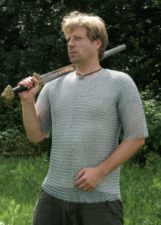 Kettenhemd, kurzarm, verzinkt