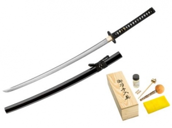 Magnum Samuraischwert aus handgeschmiedetem Damast Set