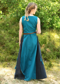 Ärmelloses Überkleid Jarle, Trägerkleid, petrol/dunkelblau