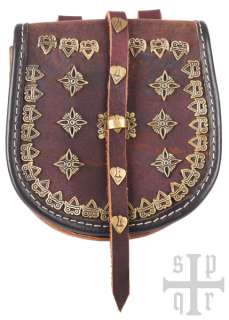 Tarsoly Tasche, Wikinger-Gürteltasche aus Leder