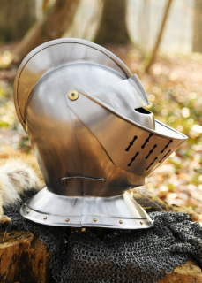 Visierhelm, ca. 1520, 1,6 mm Stahl