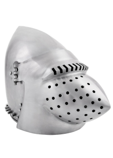 Mittelalterliche Hundsgugel, Schloss Churburg, Spätes 14. Jh. 1,6 mm Stahl
