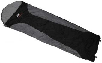 Schlafsack, "Ultralight", schwarz/grau