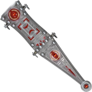 Römerdolch mit Scheide silber