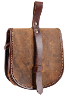 Tasche Sindri aus Fettleder, braun