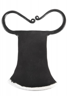 Geschmiedetes Hackmesser, Wiegemesser, groß