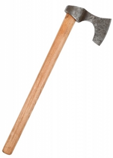 Wikinger-Axt aus Stahl, handgeschmiedet, Typ B