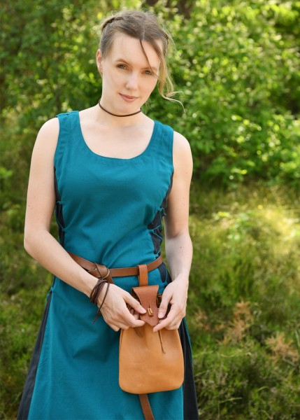 Ärmelloses Überkleid Jarle, Trägerkleid, petrol/dunkelblau