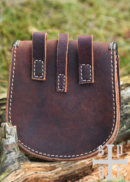 Tarsoly Tasche, Wikinger-Gürteltasche aus Leder