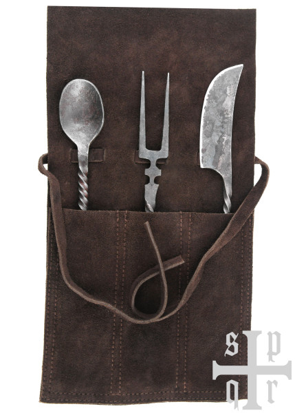 Mittelalter-Essbesteck, 3-teilig, handgeschmiedet
