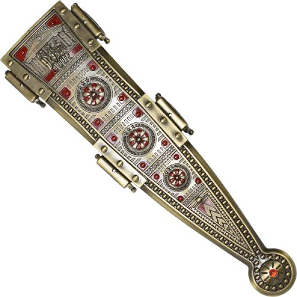 Römerdolch mit Scheide gold