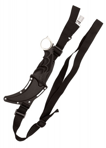 Honshu Karambit satinert mit Schultertragesystem