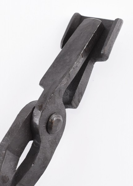 Schlossmaulzange, Schmiedezange, handgeschmiedet, 35 x 20 mm
