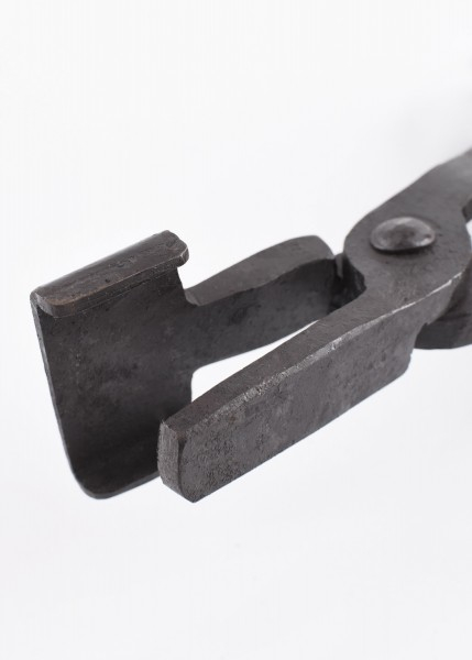 Schlossmaulzange, Schmiedezange, handgeschmiedet, 45 x 20 mm