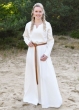Leichtes Mittelalterkleid Milla, Wikingerkleid, natur